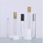 0.35oz Odorless Glass Cosmetic Containers Transparent Roller Bottle 1.8*13cm for sale