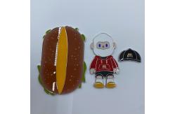 China Magnetic McDonald Parts Badge Fun and Interactive Collectible supplier