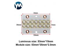 China UV Light Module 140W UV Curing High Power Module Quartz Lens Lamp Beads supplier