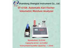 China Sensitivity 10-6A Automatic Karl Fischer Volumetric Moisture Analyzer ST-610A supplier