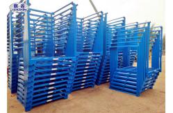 China Stainless Steel Metal Stacking Racks Durable Inverted / Normal Storage Frame supplier