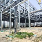 Unmanned Operation Prefabricated Warehouse With Sliding Door Functionality for sale