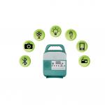 Emergency Lighting Magneto Solar Home System With Radio 5W Solar Lighting Kit