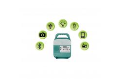 China Emergency Lighting Magneto Solar Home System With Radio 5W Solar Lighting Kit supplier