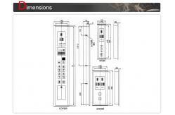 China Passenger Lift Cop Panel / Mirror Stainless Steel Elevator Car Operating Panel supplier