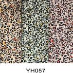Leopard Print Chiffon Rayon Viscose Printed Woven Fabrics 56 Inch Width
