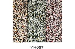 China Leopard Print Chiffon Rayon Viscose Printed Woven Fabrics 56 Inch Width supplier
