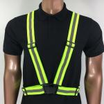 Wholesale Highlight Reflective Straps Night Running Riding Clothing Vest Adjustable Safety Vest Elastic Band for sale