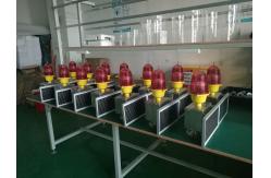 China Electric Power Tower Solar Powered Emergency Lights Red FAA L810 Low Intensity supplier