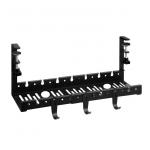 Desk Retractable Cord Organizer Single Tier Cable Tray Basket For Wire Management for sale