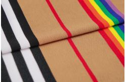 China Good Quality Comfortable And Durble Striped Material Fabric For T-Shirt supplier