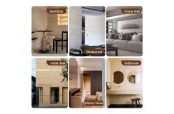 China Bendable Fireproof Eco-friendly Flexible Stone Wall Panel supplier