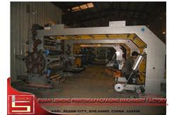 China OPP PE Plastic Film Flexo Printing Machine With Ceramic Anilo Roller supplier
