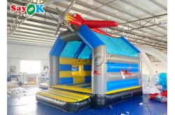 China Airplane Inflatable Jumping Bouncer Castles With Water Slide supplier