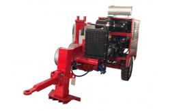 China 9T Hydraulic Cable Puller Machine For Overhead Line Tension Stringing supplier