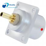 Brass Chrome 2K 4pin Lemo Mixed Connector Video Coaxial Female