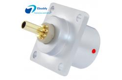 China Brass Chrome 2K 4pin Lemo Mixed Connector Video Coaxial Female supplier