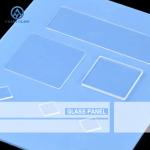 Flat Custom Tempered Glass Cutting Polished Edge Round Shaped