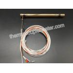 Diameter 10mm Press In Brass Nozzle Coil Heater With Thermocouple And Slot
