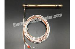 China Diameter 10mm Press In Brass Nozzle Coil Heater With Thermocouple And Slot supplier