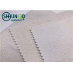 100% Polyester Plain Weave Woven Tie Interlining Fabric Single Side Brushed
