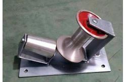China One Way Wire Pulling Rollers / V Shaped Cable Pulling Rollers 10kN Rated Load supplier