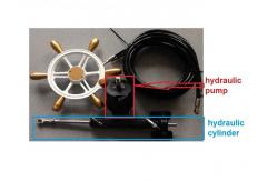China CE ISO35mm Bore Outboard Steering System With 8m Hydraulic Pipe supplier