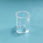 Stable Structure Fused Quartz Machining Precision Dimension Glass Component 18×13×21mm