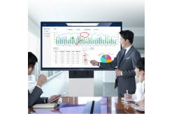 China Portable Smart Interactive Whiteboard 75 86 100 Inch 0.8ms Fluent Writing supplier