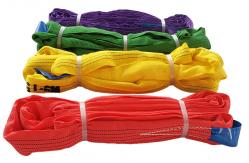 China Soft Polyester Endless Round Sling Polyester Webbing Sling For Lifting supplier