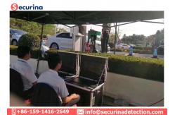 China SA3000 UVSS System Vehicle Undercarriage Weapons Scanning For Building Security supplier