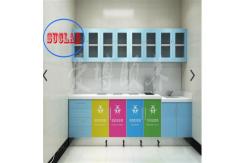 China Adjustable Shelves Three Section Slider Hospital Medical Cabinet Hong Kong supplier