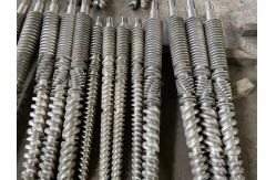 China Bimetallic Conical Double Barrel And Screw For PVC Plastic Extruder Machine supplier