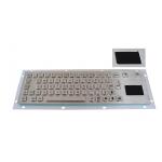 Stainless steel vandal - proof panel mount  Industrial Mini Keyboard / metallic keyboard for sale