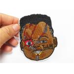 Rock  Cool Embroidered Patches No Minimum Customized Pattern And Size for sale