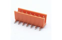 China 3.96mm Plug-In Terminal Block Right Angle Copper Female Connector supplier