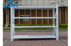 China White / Blue 4 Layers Light Duty Racking For Warehouse Adjustable Structure supplier