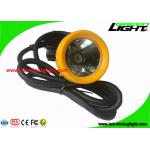 6.6Ah Black Mining Cap Lights , 420g Miners Helmet Light  With 16 Hours Working Time for sale