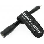Alvin's Cables 2.1mm DC Female to Micro USB Converter Adapter Power Cable 10cm| 3.9in for sale