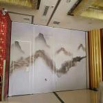 Floor to Ceiling Folding Hanging Acoustic Partition Walls Panel Width 500 mm for sale