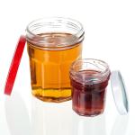Customized Sealed Jam Storage Jar Mini Empty Round Shape Glass Jar