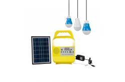 China 5 Watt 6V 6000mah Solar Home Lighting System For House Reading supplier