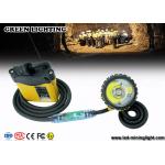 25000 Lux Waterproof LED Mining Light With Warning Red Light on Cable for sale