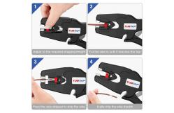 China Industrial Wire Stripper Tool Cutter Multipurpose Portable AWG32-7 supplier