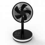 HEBRONFAN Pedestal Table Fan Rechargeable Mini Desktop Fan Portable Adjustable Cool Air Table for sale