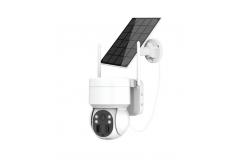 China CMOS Durable Solar Powered 4G Camera , 4MP Home Security Camera With Solar Panel supplier