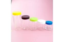China Round Straight 150ml 250ml 360ml 450ml Plastic Food Jars With PP Thread Cap supplier