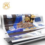 Laminated Heat Seal Aluminium Foil Pouches Custom Printed For Snack Chips for sale