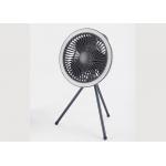 Outdoor Portable Camping Fan 10000mAh USB Rechargeable Fan With Hanging Hook / LED Light for sale