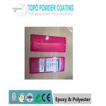 Thermosetting Polyester Commercial Powder Coating PANTONG806C Red Color for sale